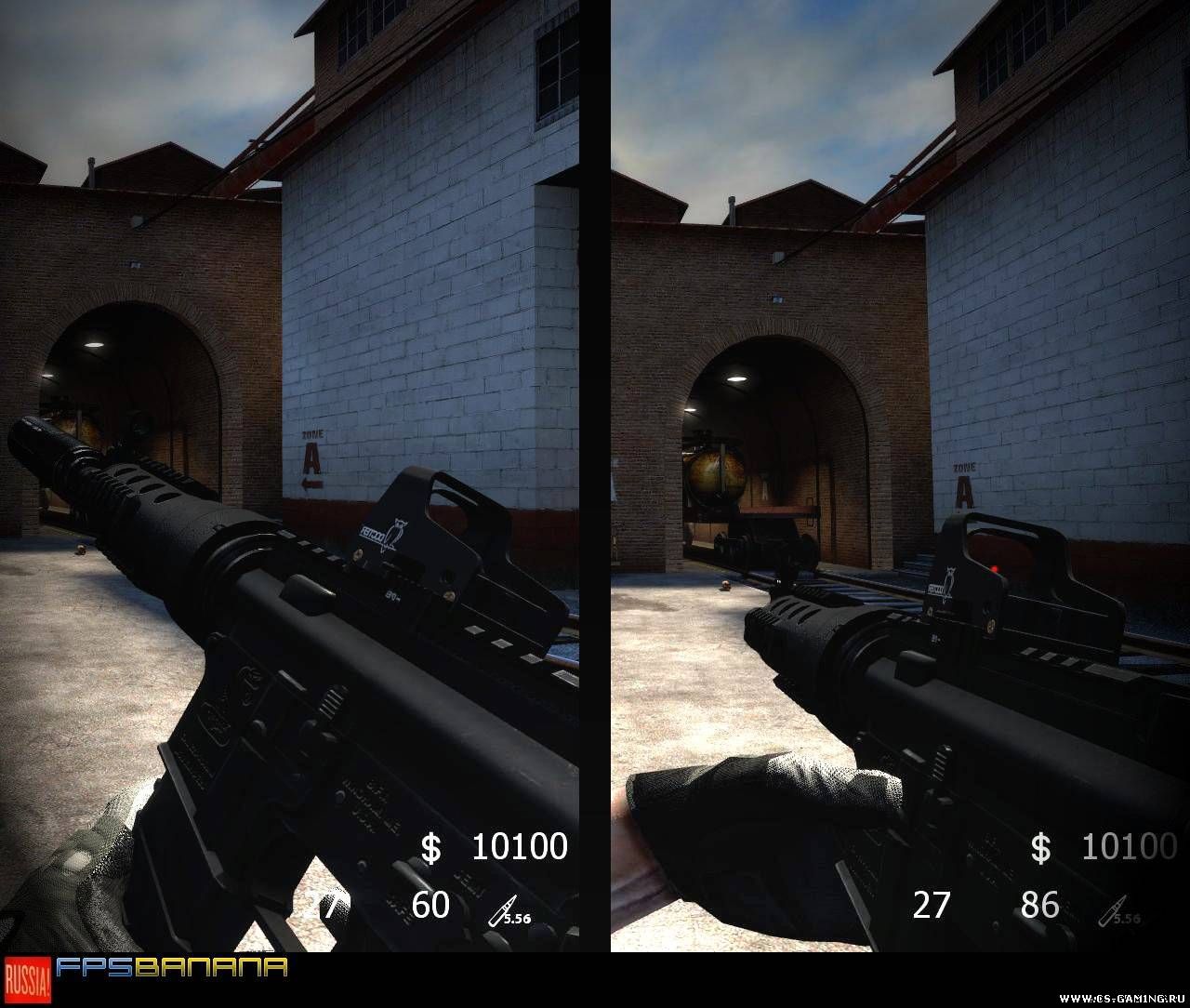 модель M4A1 для css