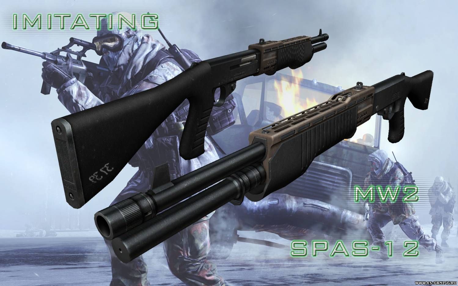 Imitating MW2 SPAS-12